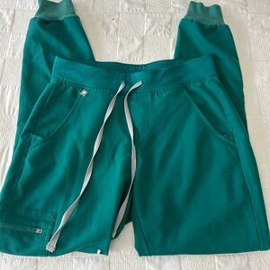 Figs Hunter Green High Waisted Zamora XS